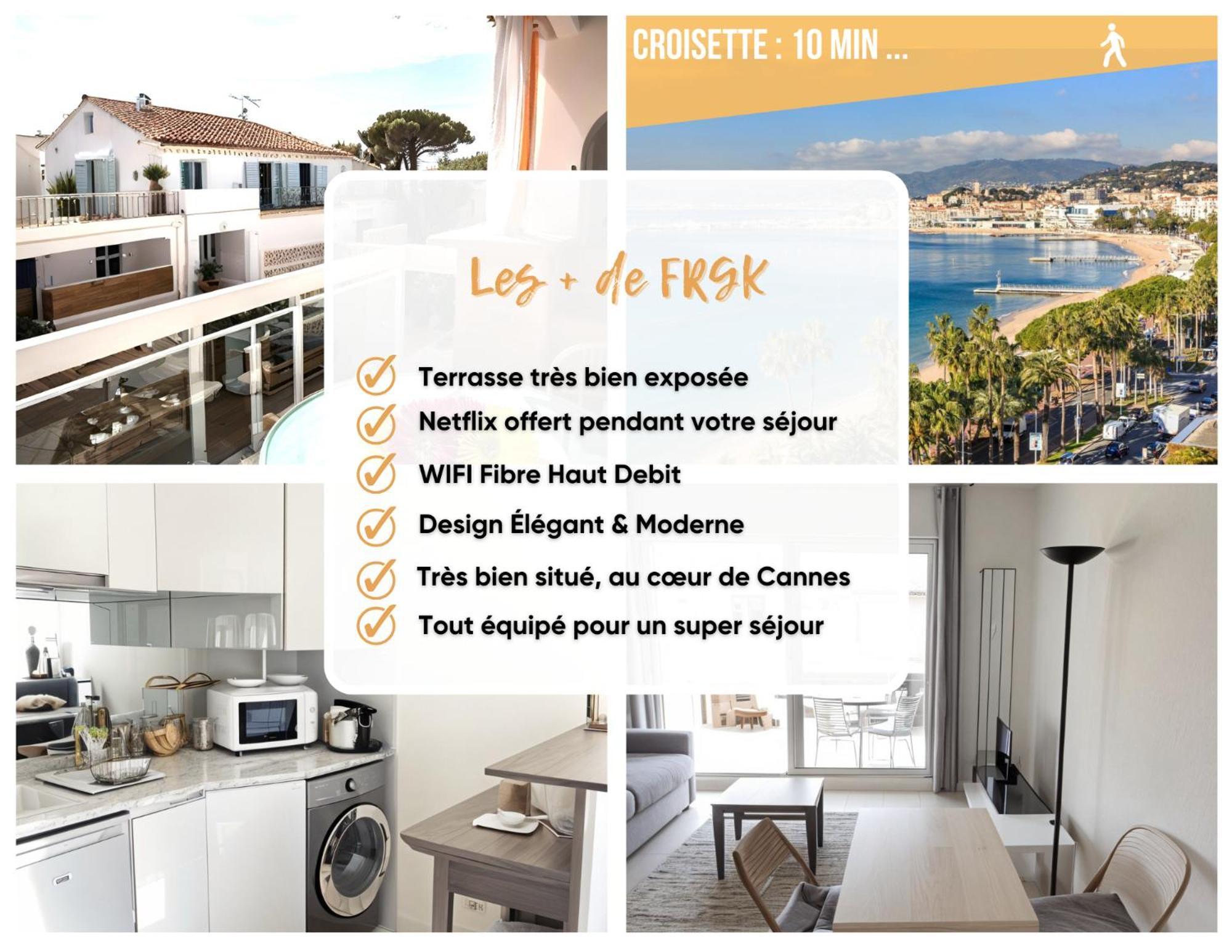 Frgk "Gallieni Terrasse Au Calme" Cannes Exterior foto